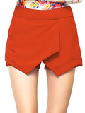 Cross-stacked Irregular Casual Shorts