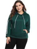 XL Fashion Hooded Long-sleeved Sweater