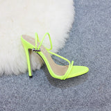 Candy Bright Color High Heels Large Size Women's Shoes