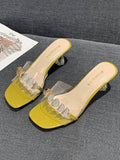 Summer Women's Shoes, A Pair of Sandals and Slippers, with A Female Head, Fashion Slippers, Women's Shoes