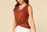 Women's V-neck Sexy Sports Top