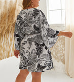 Large Size Explosions Early Autumn Long-sleeved Loose Dress