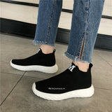 Trendy Breathable Mesh Stretch Cloth Sneakers