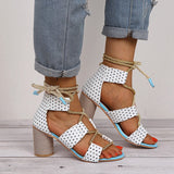 Summer Strap Shoes Women's Large Size Women's Shoes Thick With