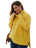 Large Size Women's Sweater Autumn and Winter Long-sleeved Shirt