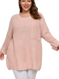 Wide-sleeved Fat Woman Large Size Loose Sweater