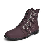Autumn and Winter Large Size Retro Comfortable Flat with Low Tube Women's Boots Martin Boots
