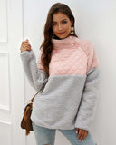 Original Design Women's Winter Thick High Collar Long-sleeved Jacket Sweater