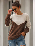 Women's Winter New Thickening Sets of Double-faced Plush Sweater