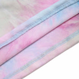 Original Design Autumn and Winter New Beam Mouth Short Tie Dyed Pullover Sweater Women