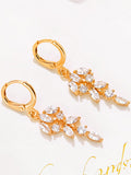 Gold Plated Diamond Earrings Long Tassel Earrings