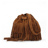 Fringed Bucket Shoulder Bag Foreign Trade Lady Bag Trend Bucket Bag