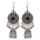 Color Bohemian Vintage Earrings Bells Tassels Earrings