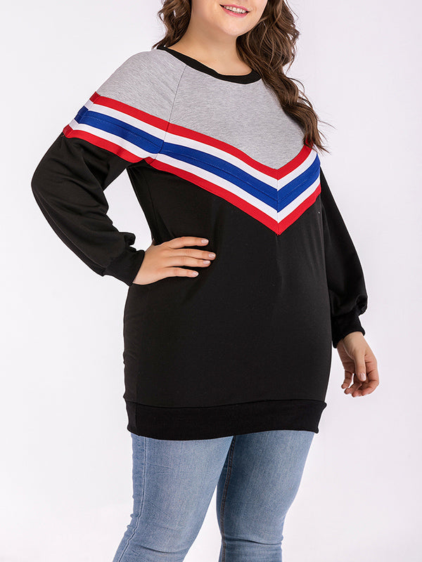 Round Neck Long Sleeve Plus Size Bottoming Shirt Women's Sweater