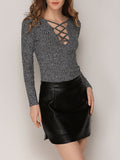 Slim-fit Long-sleeved Sweater Knit