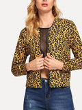 Leopard Short Jacket