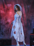 New Halloween Cosplay Bloody Mary Ghost Bridal Clothing Bar Nightclub Masquerade Stage Dress