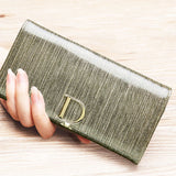 Pure Leather Ladies Wallet Female Long Section Large Capacity Leather Cowhide Multi-function Wallet Women's Hand Holding Wallet Thin