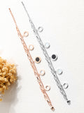 Titanium Steel Rose Gold Bracelet Fashion Wild Multi-layer Roman Numerals