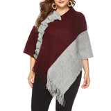 Plus Size Women's Sweater Shawl