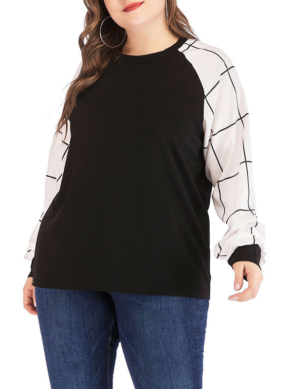 Plus Size Fashion Women's T-shirt Sweatshirt