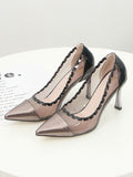 Autumn and Winter New Fashion Wild Pointed Women's Shoes Super High Heel Stiletto Women's Shoes