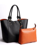 New Retro Large Shoulder Bag Two-piece Package