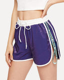 New Striped Casual Sports Shorts
