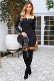 Long-sleeved Slim Sexy Hip Dress Spring and Summer Women