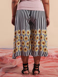 Wide Leg Loose Large Size Cropped Trousers