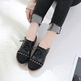 Wild Shallow Mouth Single Shoes Female Spring Students Small Shoes Thick with Fairy Shoes Summer Breast Milk Shoes