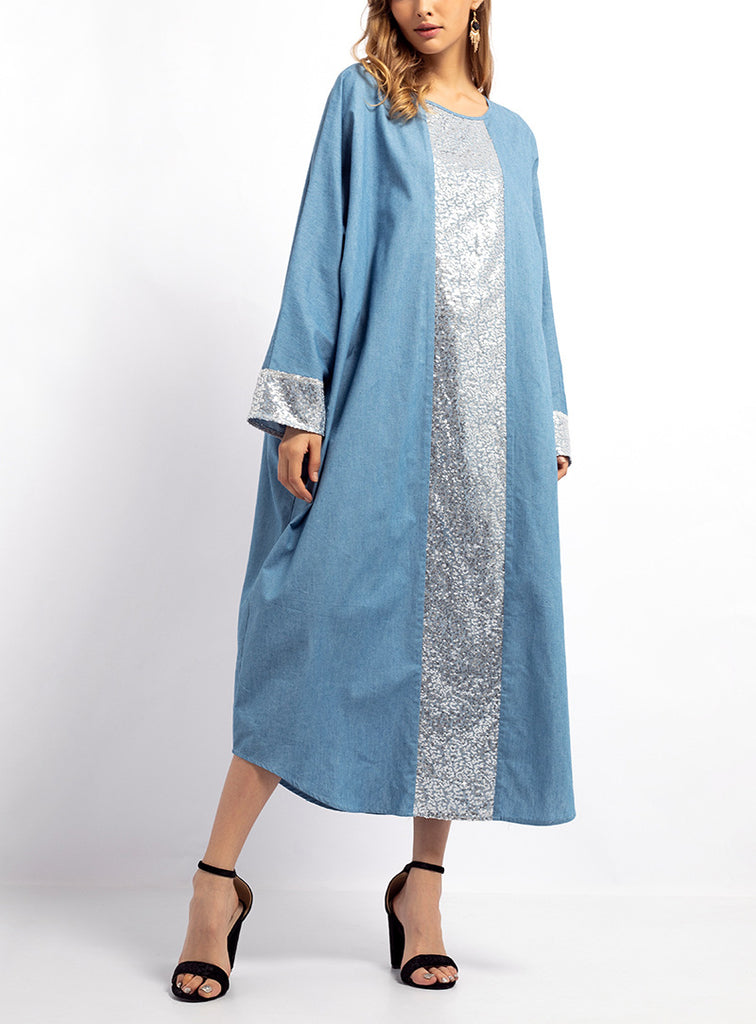 Muslim Temperament Commuter Robe Dress