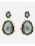 Fashion Artificial Gemstone Earrings Popular Earrings Geometric Diamond Earrings