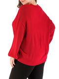 Large Size Women's Shirt Round Neck Shirt