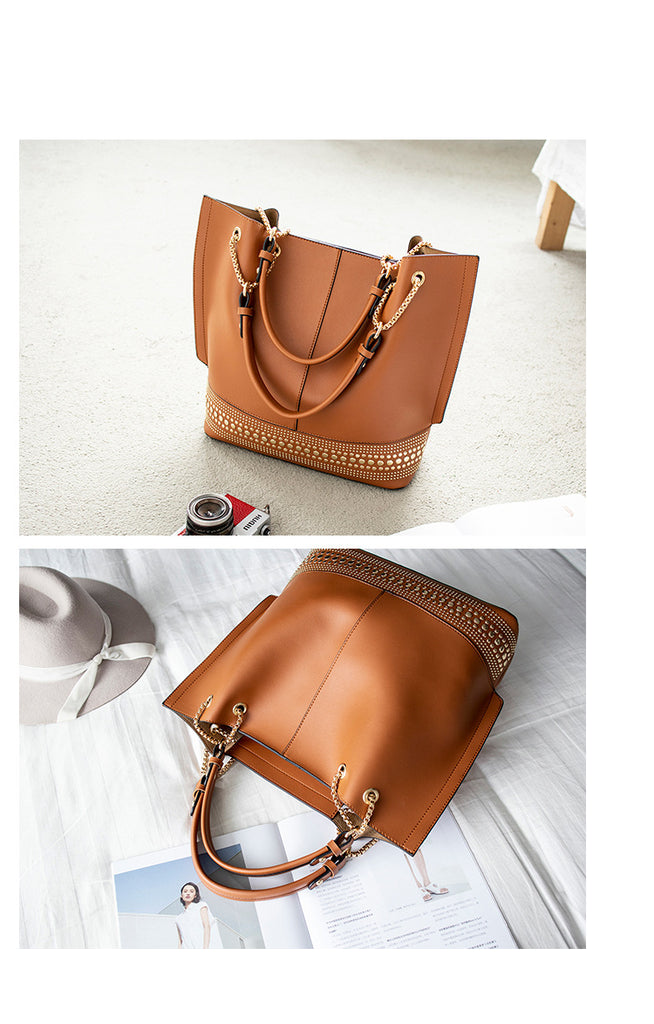 Fashion Shoulder Bag Handbag Three-piece Set