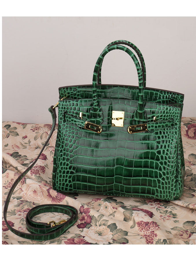 Platinum Bag Fashion Single Shoulder Diagonal Women's Bag Crocodile Leather Female Handbag