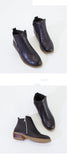 Autumn Ladies Thick with Ankle Boots Side Zip Large Size Women's Shoes