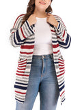 Fashion Sweater Long Section Coat Plus Size