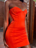 Pack Hip Skirt Female V-neck Dress