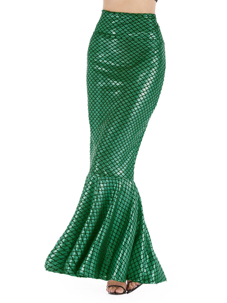 Sexy Mermaid High Waist Fishtail Maxi Skirt