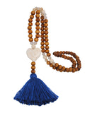 Antique Wooden Beads Necklace Female Color Tassel Butterfly Star Turquoise Pendant