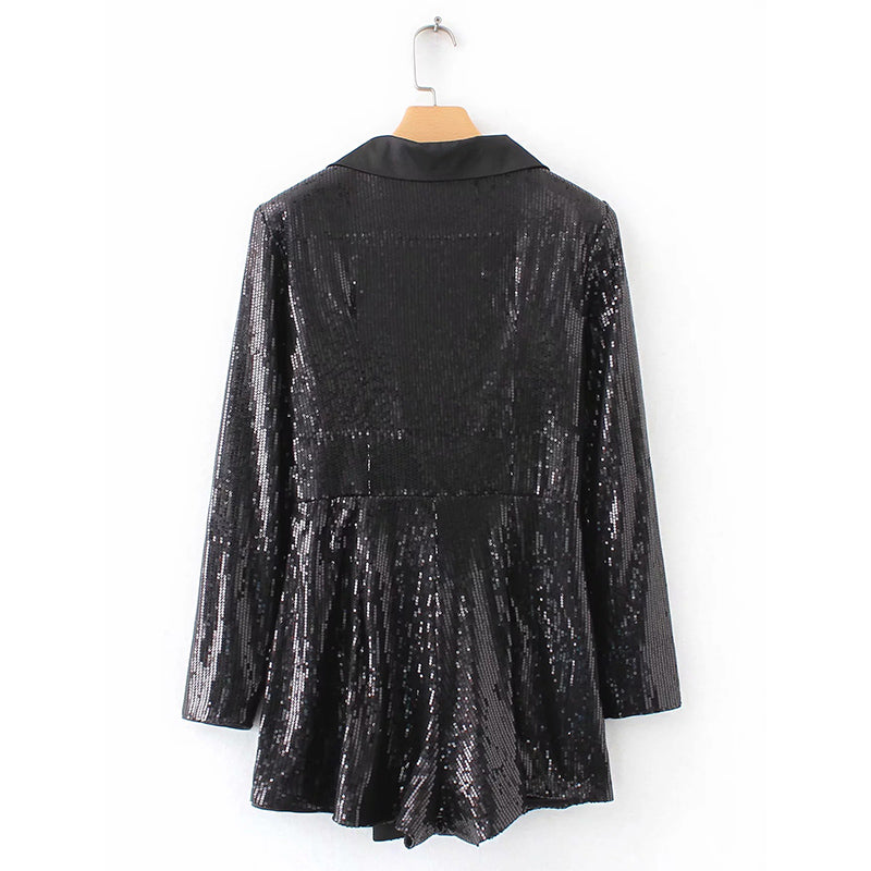Sequined OL Commuter Small Blazer