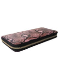 Fashion Snake Pattern PU Ladies Wallet Lady Clutch Bag Zipper Bag Mobile Phone Bag Large Capacity