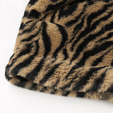 Women's Short Coat In Winter Tiger Fur Coat